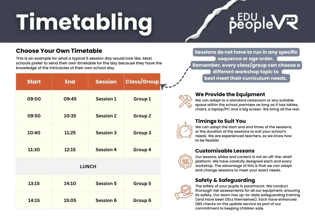 VR Workshops for Schools