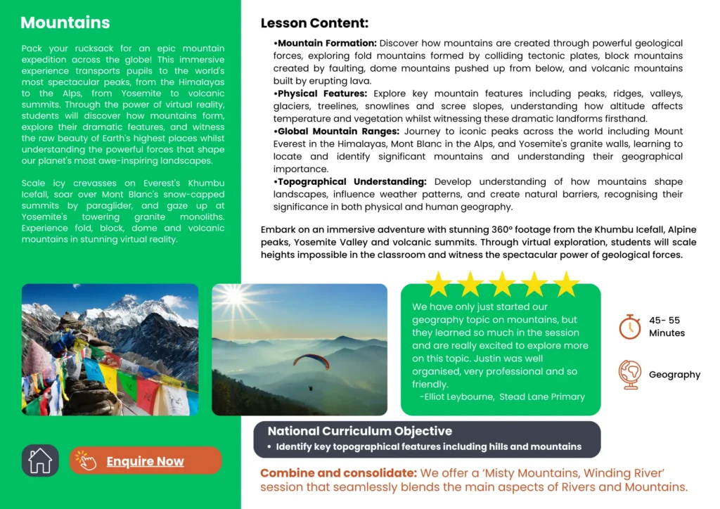 Mountains VR Workshops